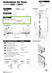 Fliegengittertüre Drehrahmen für Türen mit herunterhängendem Rollladenpanzer – DT 4/19 von MHZ Neher Technology
