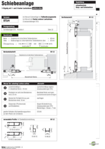 Schiebetür ST 3/4 von MHZ Neher Technology – Schiebeanlage 1-flügelig mit 1- und 2-facher Laufschiene